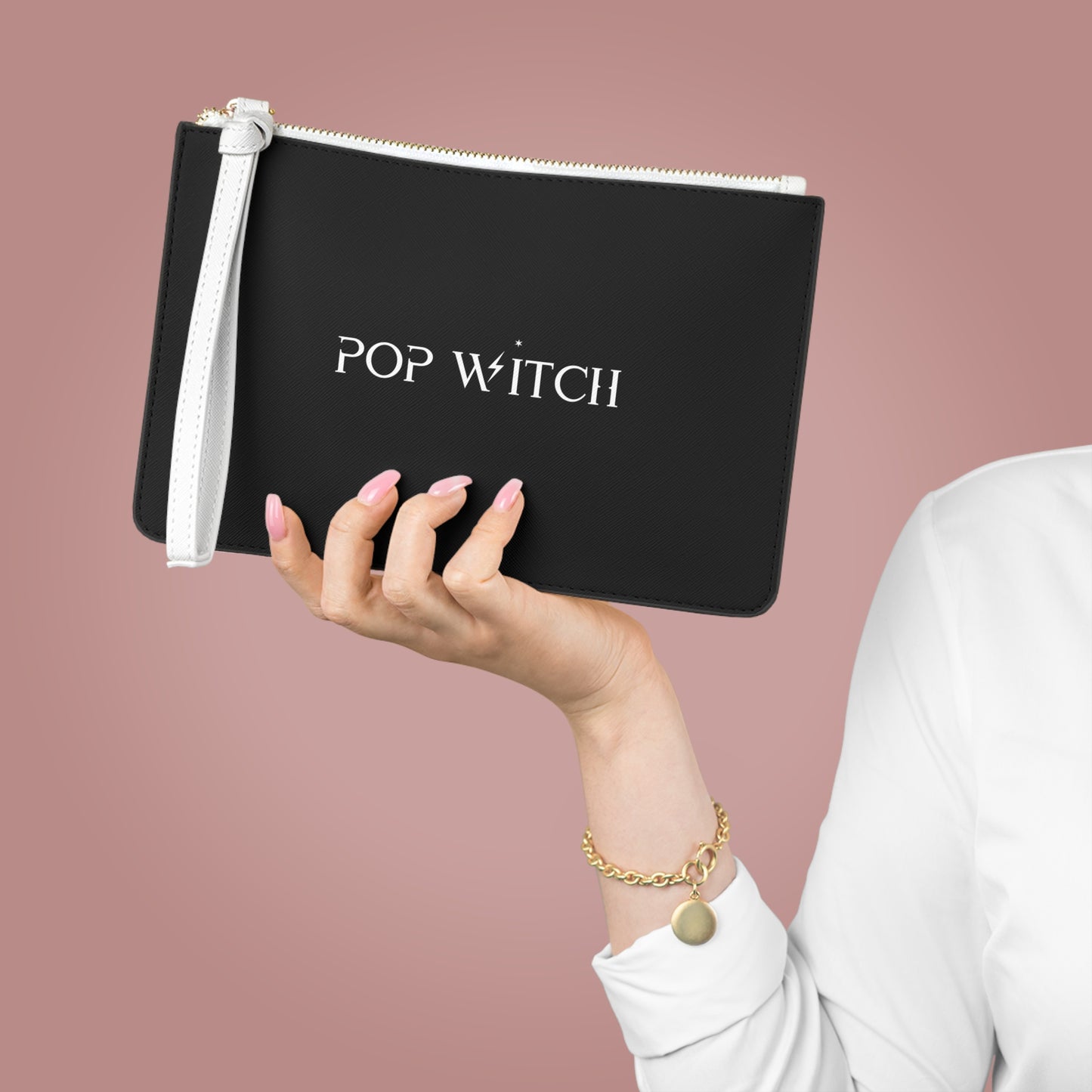 Gothic Pop Witch Clutch Bag | Stylish Purse for Festivals, Night Out, Cosplay, Witchy Gifts, Halloween Accessories