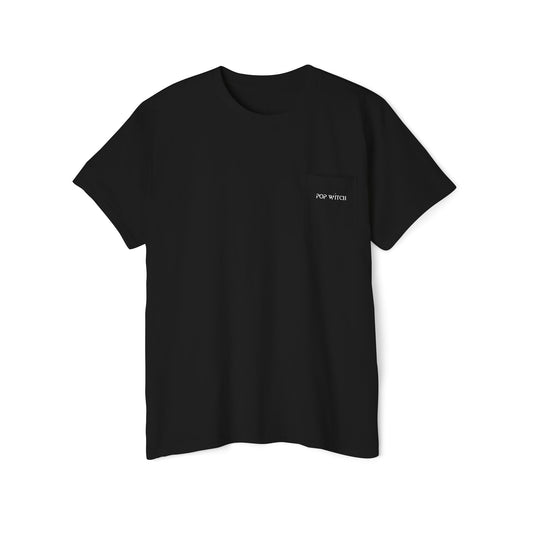 Chic Pocket Tee: Casual Unisex Heavy Cotton T-Shirt, Everyday Wear, Gift for Him/Her, Comfortable Style, Birthday/Anniversary Gift